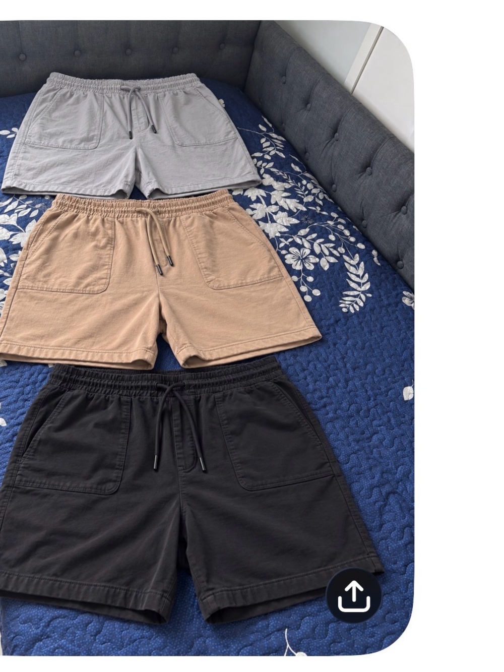 Men's Pull-On Knit Shorts with Front Pockets